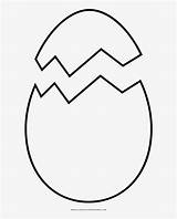 Egg Cracked Coloring Line Nicepng sketch template