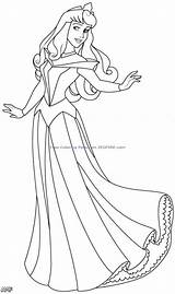 Aurora Coloring Pages Princess Disney Printable Drawing Cartoon Sleeping Beauty Pose Draw Google Template Bell Princesse Crown Coloriage Search Comments sketch template