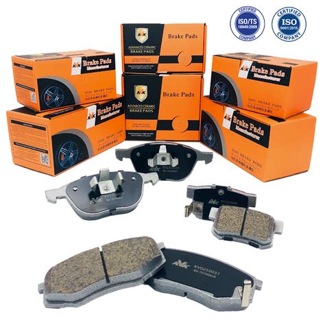 semi metallic  noise auto brake pad  china manufacturer