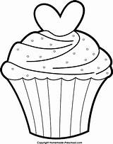 Coloring Pages Cupcake Printable Getcolorings sketch template