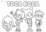 Toca Boca sketch template