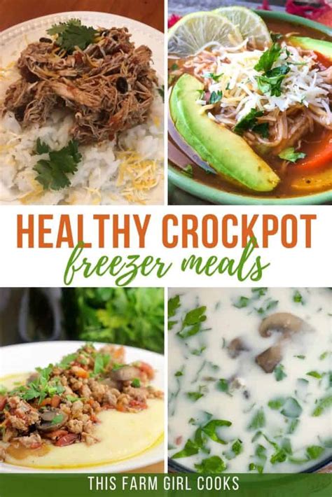 Healthy Crockpot Freezer Meals For Easy Weeknight Suppers