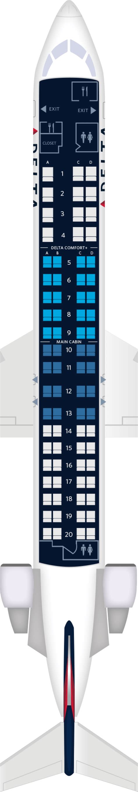 crj  aircraft seating chart
