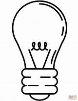 Bulb Lightbulb Bombilla Bombillos Entitlementtrap Coloring4free Bombillas Gloeilamp Bulbs Sheets sketch template