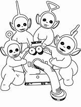 Teletubbies Coloring Pages Printable Kids Print Cool Color Colouring Getcolorings sketch template
