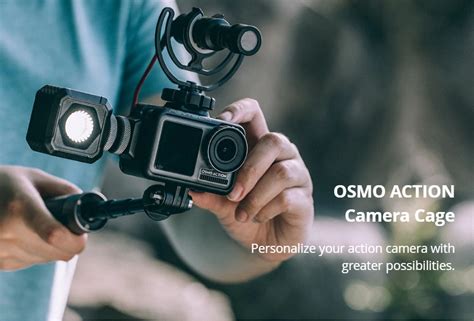 pgytech osmo action camera accessories cage frame bracket mount part  dji camera sale