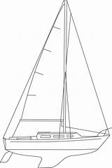 Catalina Drawing Sailboats Getdrawings Lines Vigor John C27 sketch template