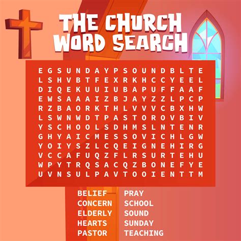 church word searches    printables printablee