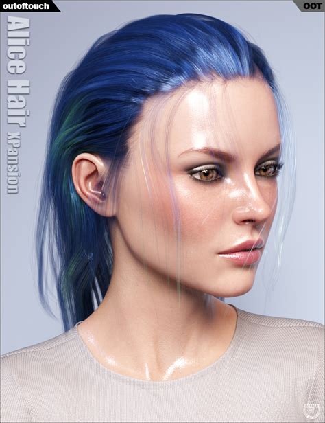 oot hairblending 2 0 texture xpansion for alice wet and dry hair daz 3d