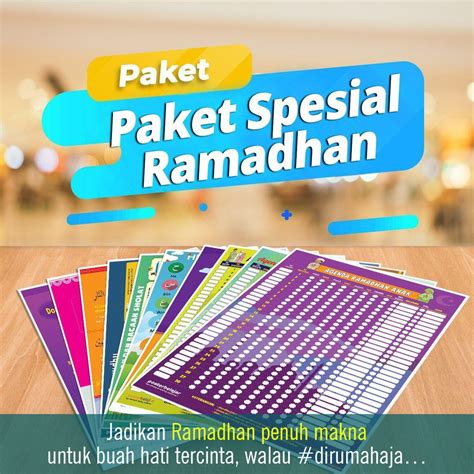 posbel paket spesial ramadhan poster belajar pendidikan  anak paud tk  desain
