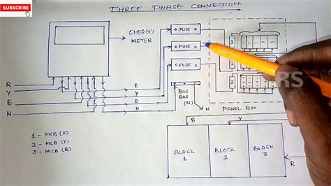phase wiring diagram rs electrical tamil channel ramanan youtube