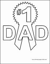 Coloring Pages Holiday Printable Father Color Kids Season Fathers Sheets Number Dad sketch template
