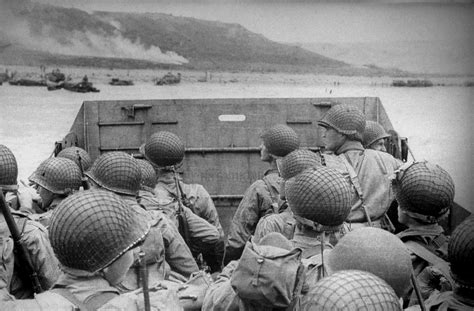 st infantry division soldiers approaching omaha beach  normandy france june