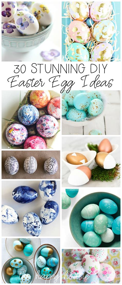 stunning diy easter egg decorating ideas  happy housie