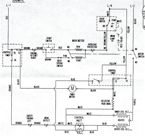 sample dryer wiring diagrams appliance aid