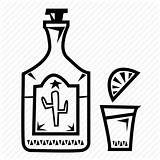 Tequila Bottle Icon Vector Getdrawings Tr Coloring Reading Children Pages sketch template