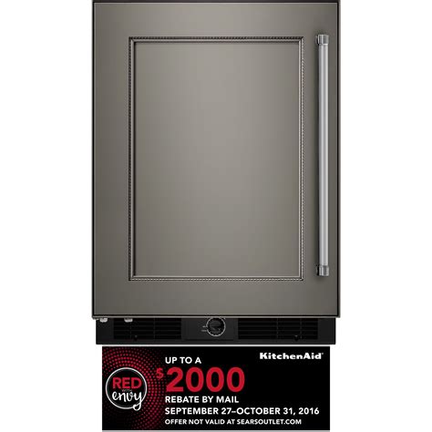 kitchenaid kurlepa  cu ft undercounter refrigerator panel ready appliances wine
