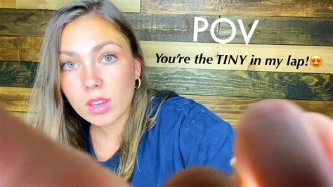 giantess pov you are the tiny in my asmr video😍 youtube