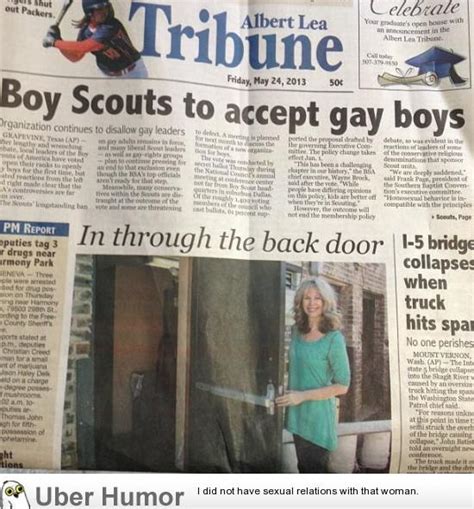 the headlines in the paper matched up so perfectly funny pictures