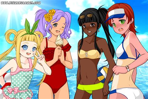 Anime Summer Girls Dress Up Game By Rinmaru On Deviantart