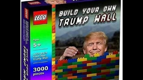 Social Media Users Find Chinks Of Humour In Trump Wall Plan Bbc News