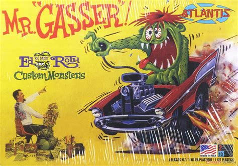 gasser ed big daddy roth  revell model car package