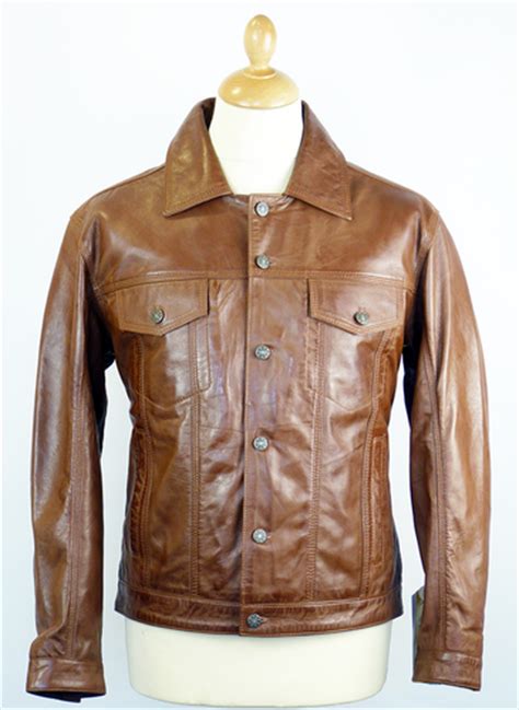 Madcap England Wyatt Retro 70s Indie Leather Flight Jacket