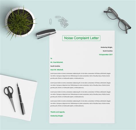 complaint letter samples employee business product