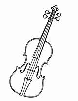 Violin Fiddle sketch template
