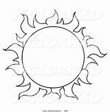 Sun Line Drawing Clip sketch template