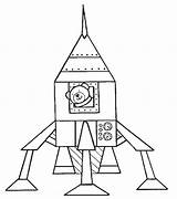 Coloring Pages Rocket Ship Rockets Popular sketch template