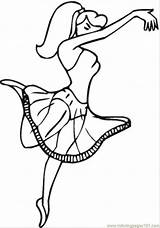 Coloring Dancing Girl Pages Ballet Dancer Drawing Entertainment Woman Happy Coloringpages101 Printable Comments Colouring Getdrawings Dance Template sketch template
