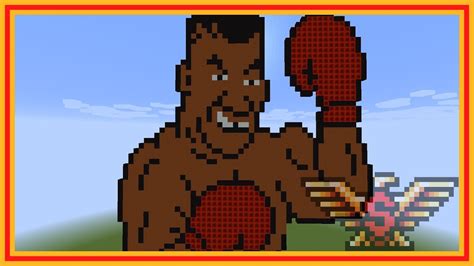 Minecraft Pixel Art Time Lapse Mike Tyson From Mike