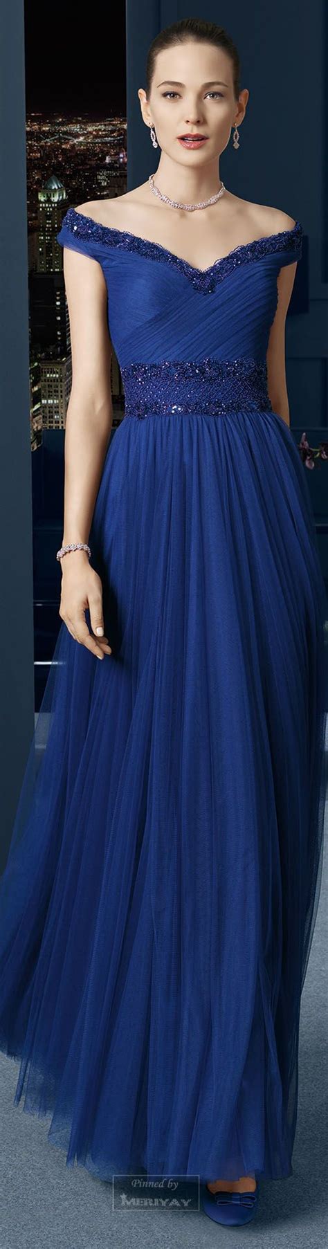 shoes  wear  royal blue dress   outfits evening gowns elegant dresses
