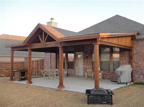 gable roof patio cover plans
