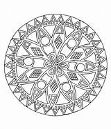 Mandala sketch template