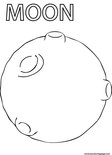 moon coloring page wecoloringpagecom