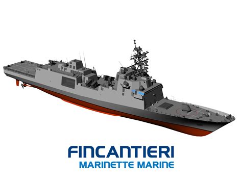 fincantieri marinette marine ffgx  render  warshipporn