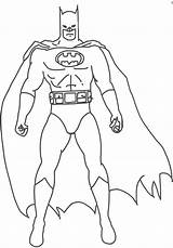 Coloring Batman Pages Cartoon Popular sketch template
