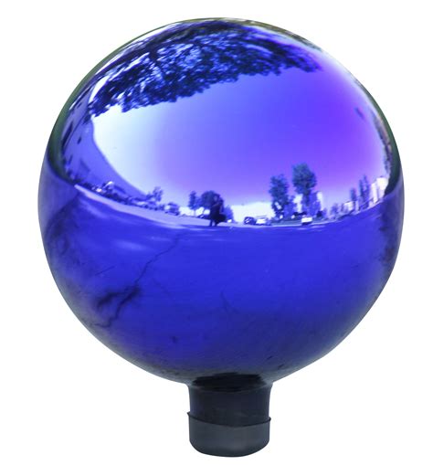 Electric Blue Glass Gazing Globe