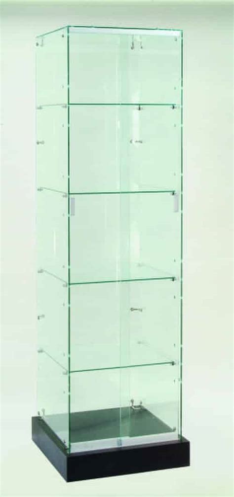 Glass Tower Display Case Instore Design Display Retail Displays