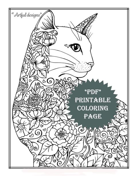 animal floral designs coloring pages clippedonissuu  beautiful