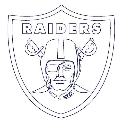 pin  searra gordy   art football coloring pages oakland