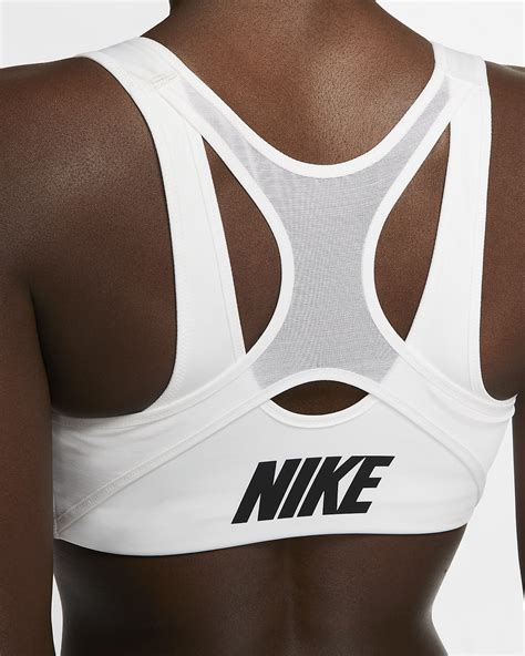 nike dri fit shape women s high support padded front zip sports bra