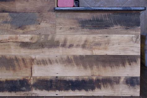 longleaf lumber reclaimed skip planed restaurant wood