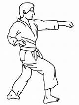 Karate Coloring Pages Printable sketch template