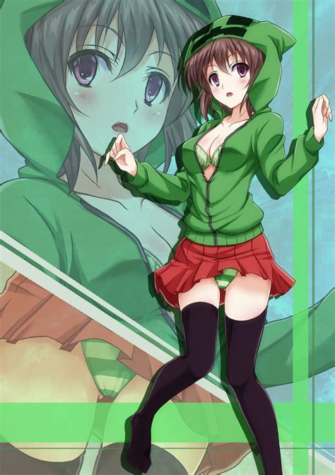 pantsu creeper minecraft anime art ecchi anime erotic and sexy anime girls