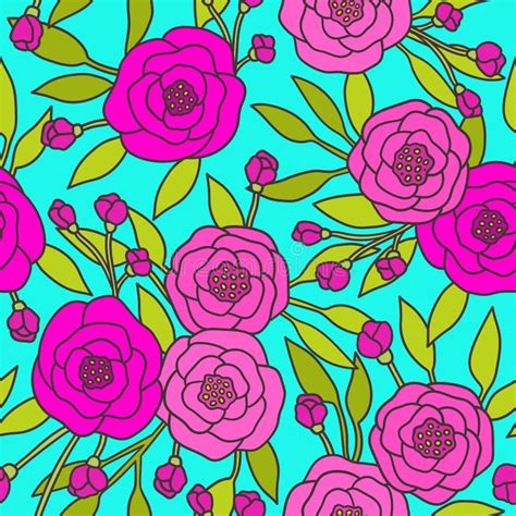 bright floral pattern stock vector illustration  paper