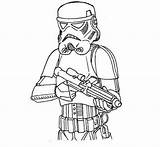 Coloring Pages Stormtrooper Printable Trooper Storm Library Clipart Easy sketch template