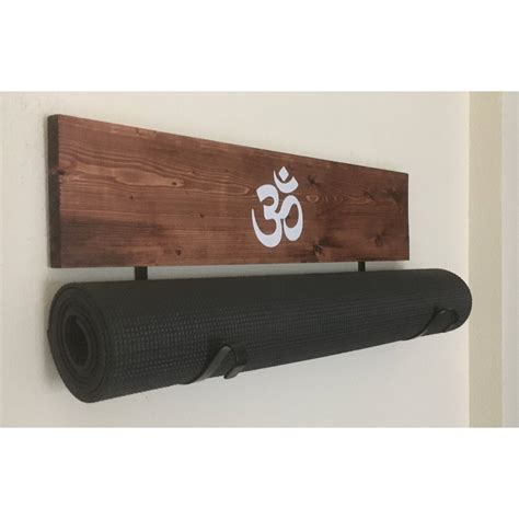 yoga mat holder yoga gift yoga accessory yoga decor om